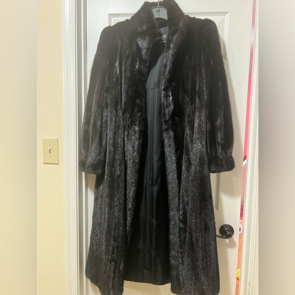 Mink fur coat